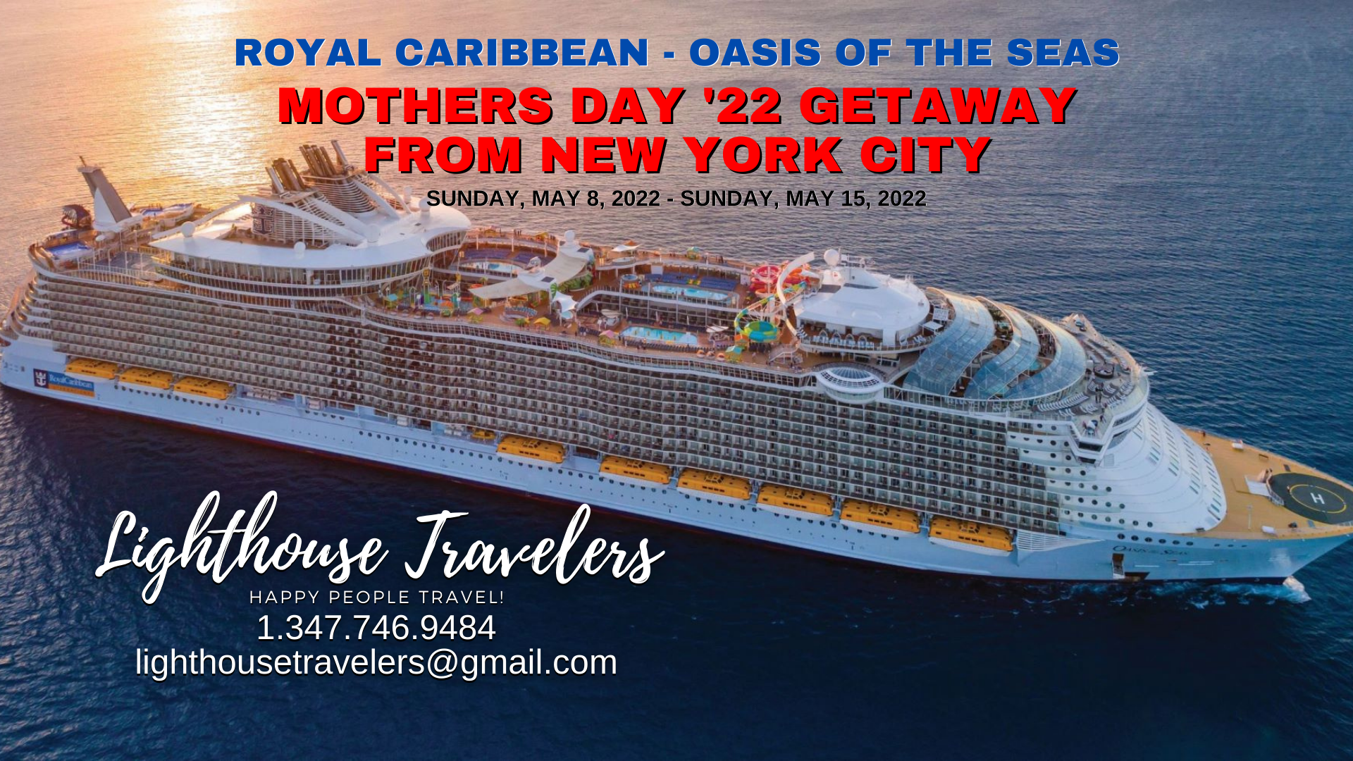You are currently viewing MOTHERS DAY ’22 GETAWAY CRUISE FROM NYC